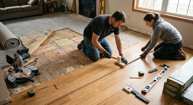 Bamboo Flooring Installation in San Diego, CA