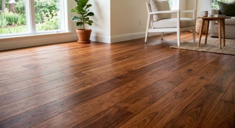 Cherry Floor Installation in Carlsbad, CA