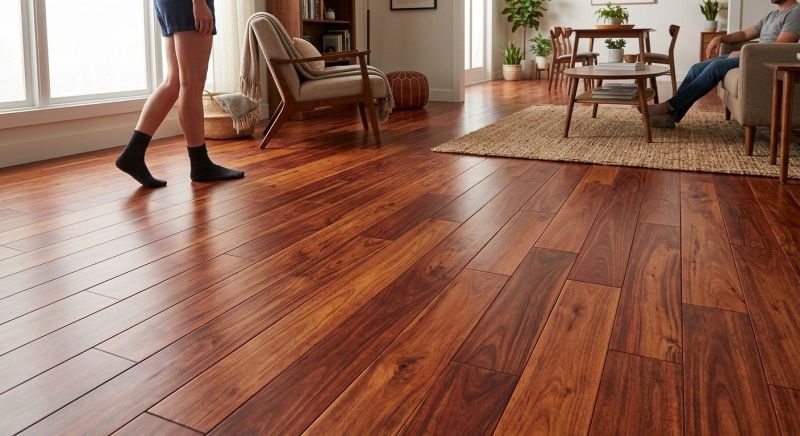 Cherry Floor Installation in Jamul, CA