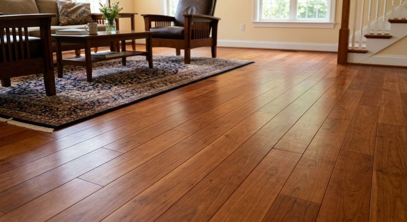 Cherry Floor Installation in Valley Center, CA
