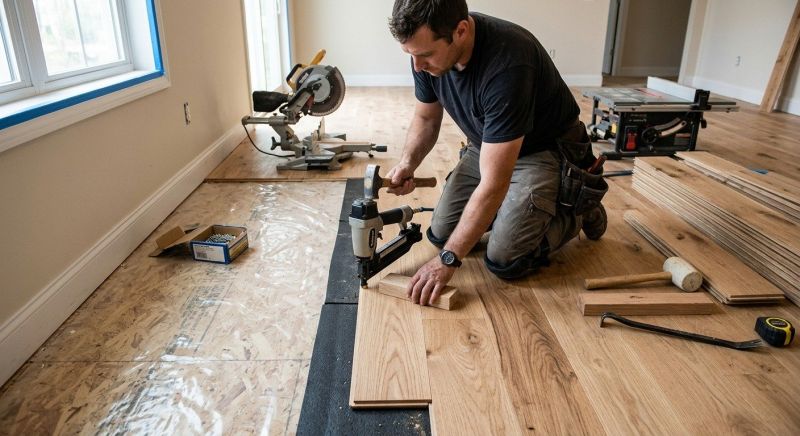 Hardwood Floor Installation in Valley Center, CA