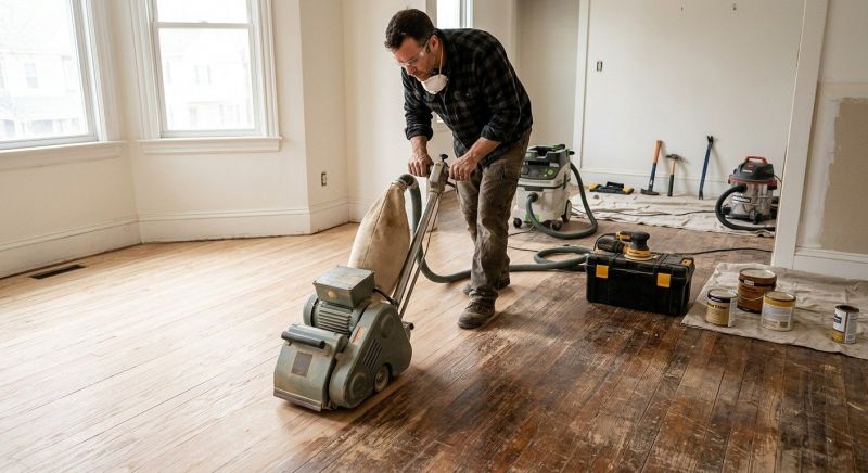 Hardwood Floor Renovation in San Diego, CA