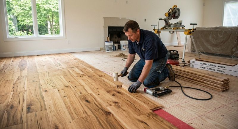 Hickory Floor Installation in San Diego, CA
