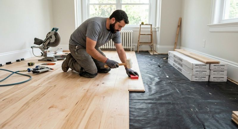Maple Flooring Installation in Carlsbad, CA