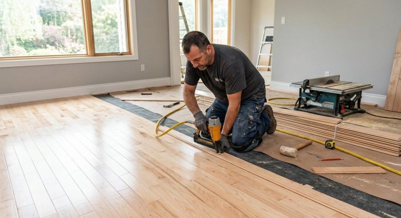 Maple Flooring Installation in Jamul, CA