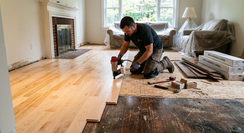 Maple Flooring Installation in Oceanside, CA