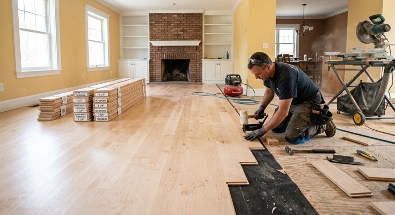 Maple Flooring Installation in San Marcos, CA