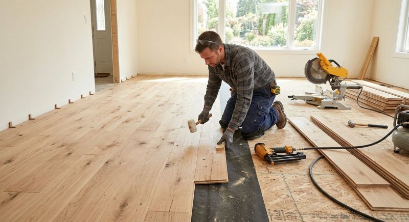 Oak Floor Installation in El Cajon, CA