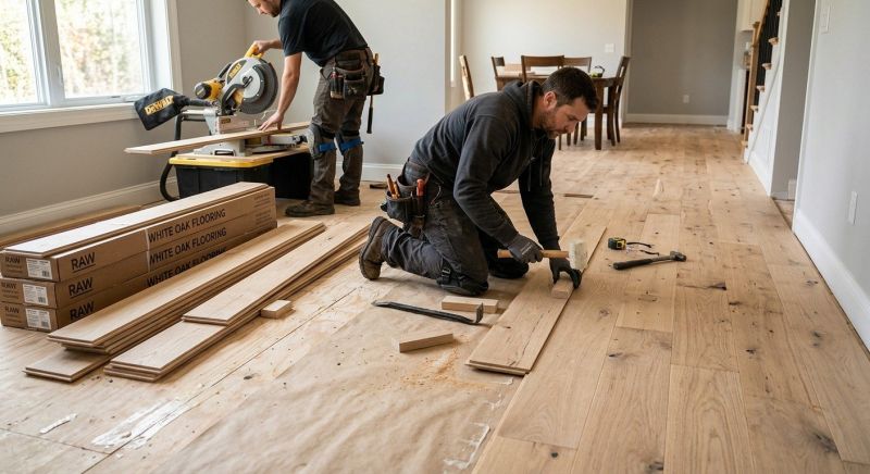 Oak Floor Installation in El Cajon, CA