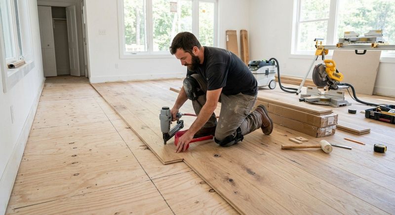 Oak Floor Installation in San Diego, CA