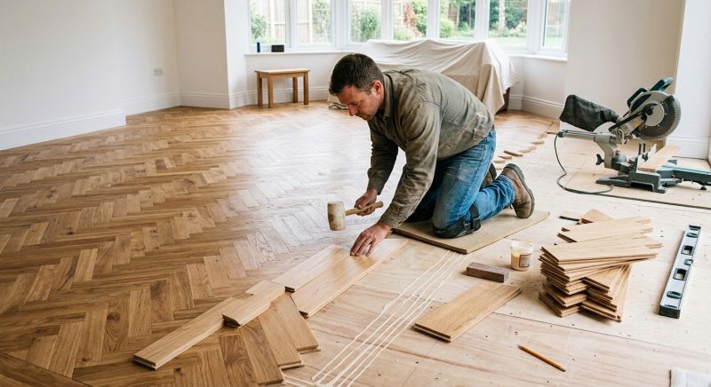 Wide Plank Floor Installation in San Diego, CA