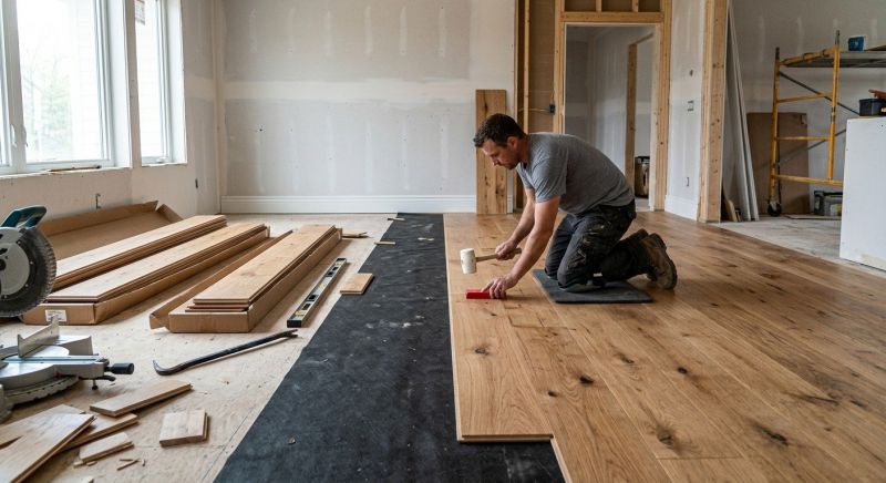 Wide Plank Floor Installation in San Diego, CA